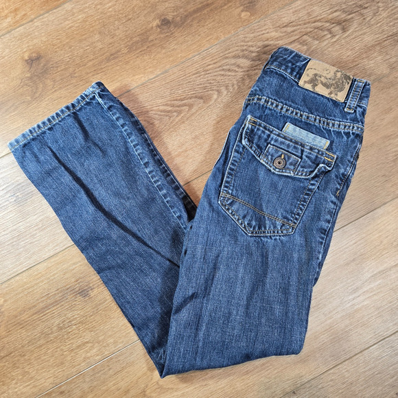 Old Navy Famous Skinny Jeans Girls 14 Regular Blue Denim Youth Casual Y2K Style - Picture 1 of 14